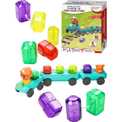 Настольная игра Веселое IQ-развитие Охота за сокровищами Рыжий Кот И-9566 01